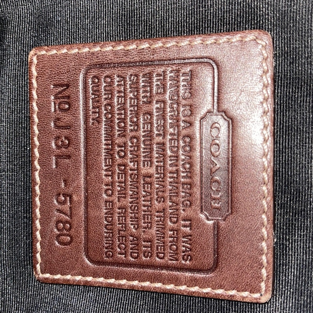 Genuine Coach canvas bag